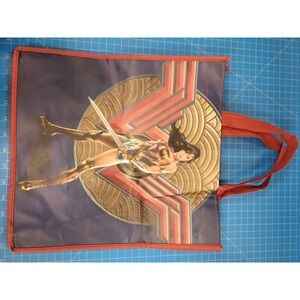 Wonder Woman Graphic Reusable Shopping Tote Bag Comic‎ Book Hero Grocery Shopper
